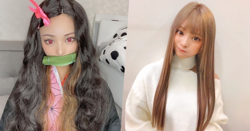 【博狗扑克】混血正妹Cos《鬼滅》彌豆子，19歲青春童顏「曲線好誘人」！