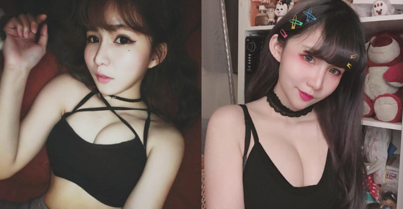 【博狗扑克】甜美萌妹「Mei Be 妹比」小露香肩耍性感　渾圓線條讓人移不開視線