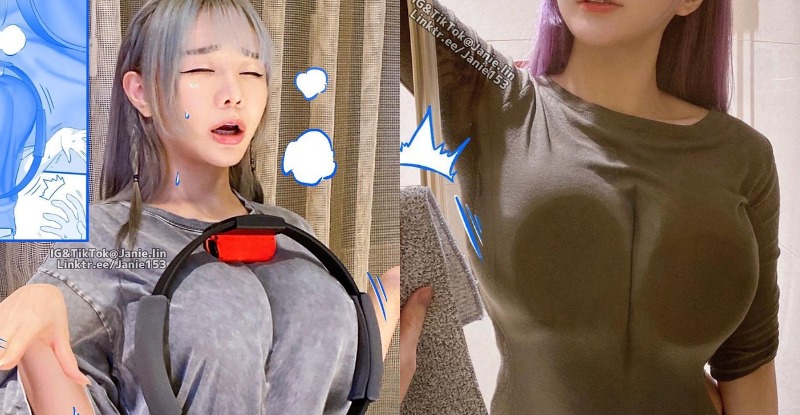【博狗扑克】星期一的豐滿！「真人巨奶」開工上線，「暴力猛乳」卡健身環還嬌喘