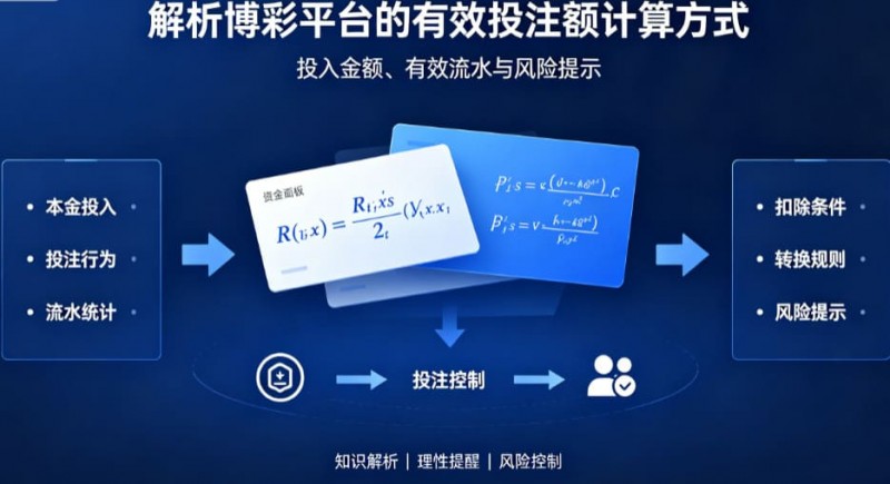 有效投注额:穿透数字娱乐“流水泡沫”的硬核标尺 有效投注额:穿透数字娱乐“流水泡沫”的硬核标尺