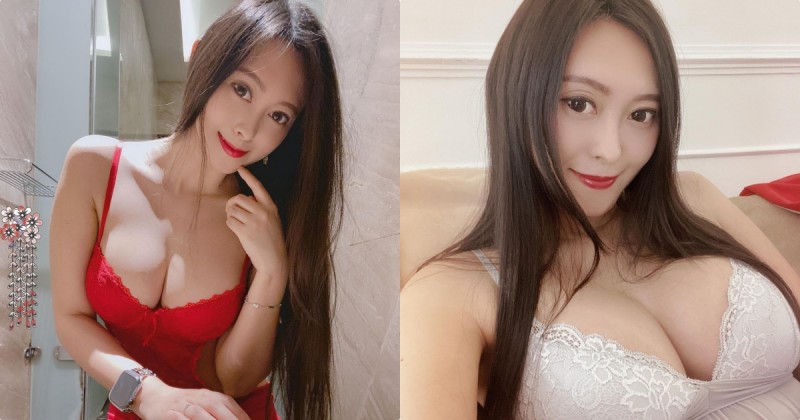 【博狗扑克】混血巨乳正妹「兔兔」爆乳裝好惹火，「豐滿的雙峰」讓人震撼！