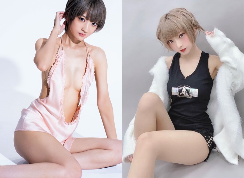 【博狗扑克】冷豔系Coser「火將ロシエル」肉感曲線色氣指數破表　彷若高潮魅惑表情直擊小心臟