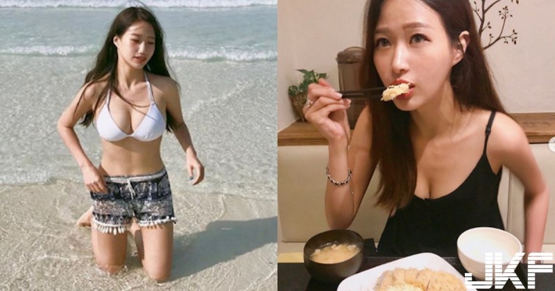 【博狗扑克】今夏最後一波乳浪！氣質網美「比基尼乳量驚人」，用餐直接被低胸背心出賣啦！