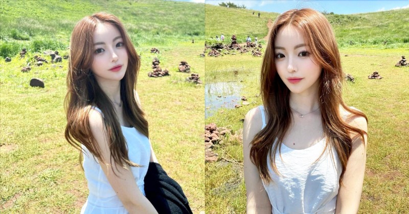 【博狗扑克】到大草原踏青的「高顏值老闆娘」，IG美照「曲線好誘人」！