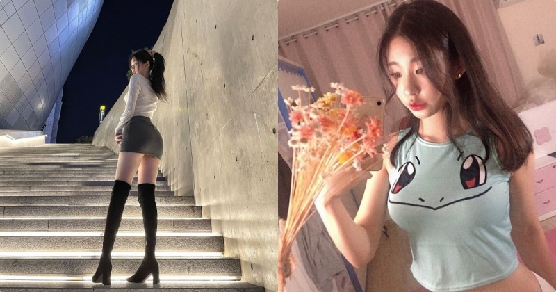 【博狗扑克】天生自帶騷氣的「18歲私校正妹」，發育很好「根本看不出是學生」！