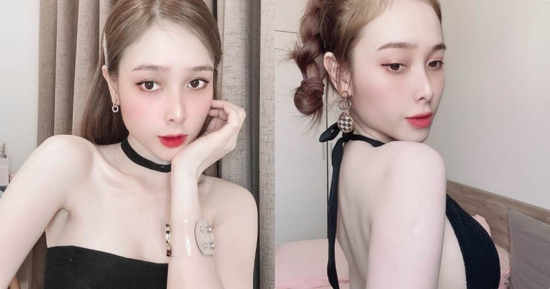 【博狗扑克】美豔正妹「雪白美肌」亮到發光，側面還有「超飽滿美乳」！