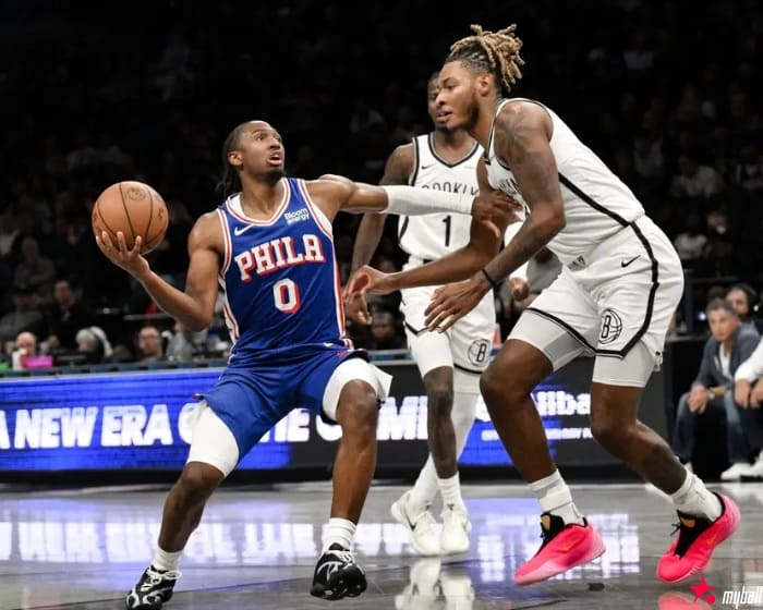 迈博体育 NBA季前赛：篮网114-108击败76人，恩比德6分8失误